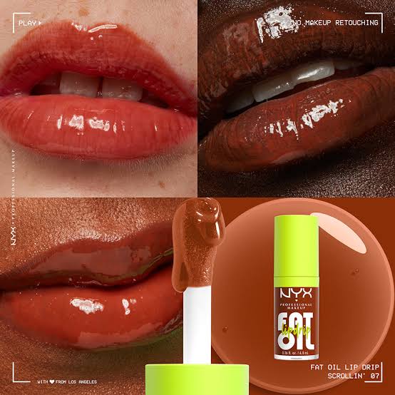 Lip fat oil Nyx scrolling