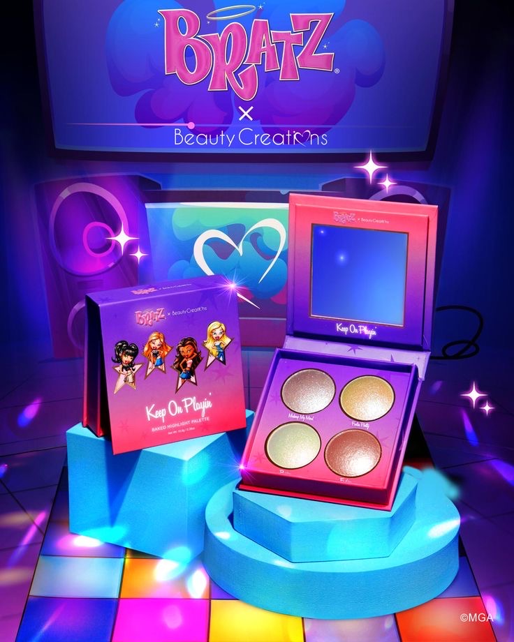 Paleta de iluminadores Bratz