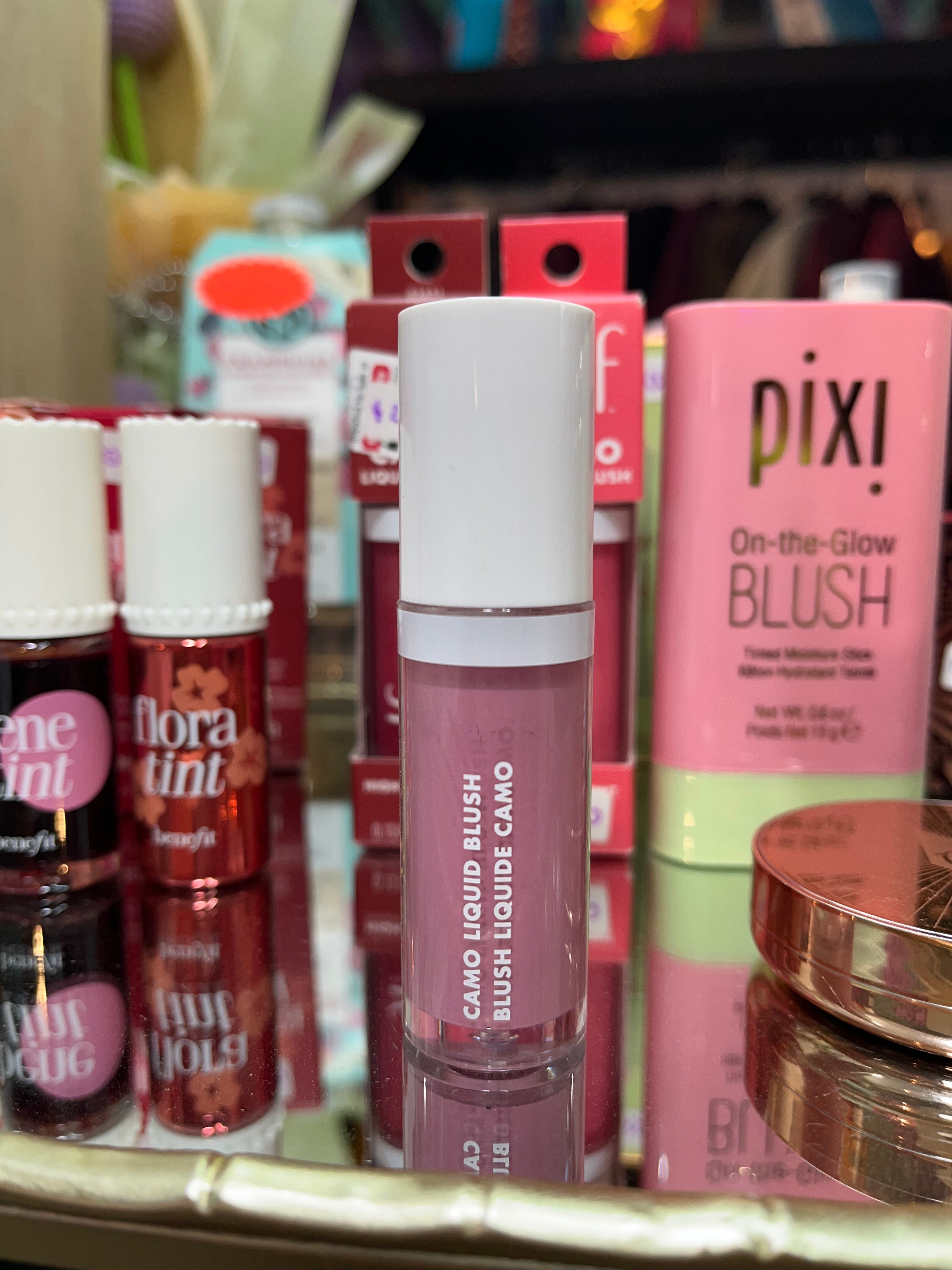 Blush camo elf bold-faced lilac