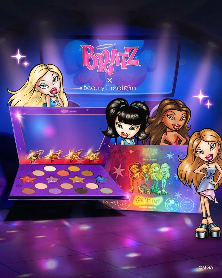 Paleta de sombras Bratz