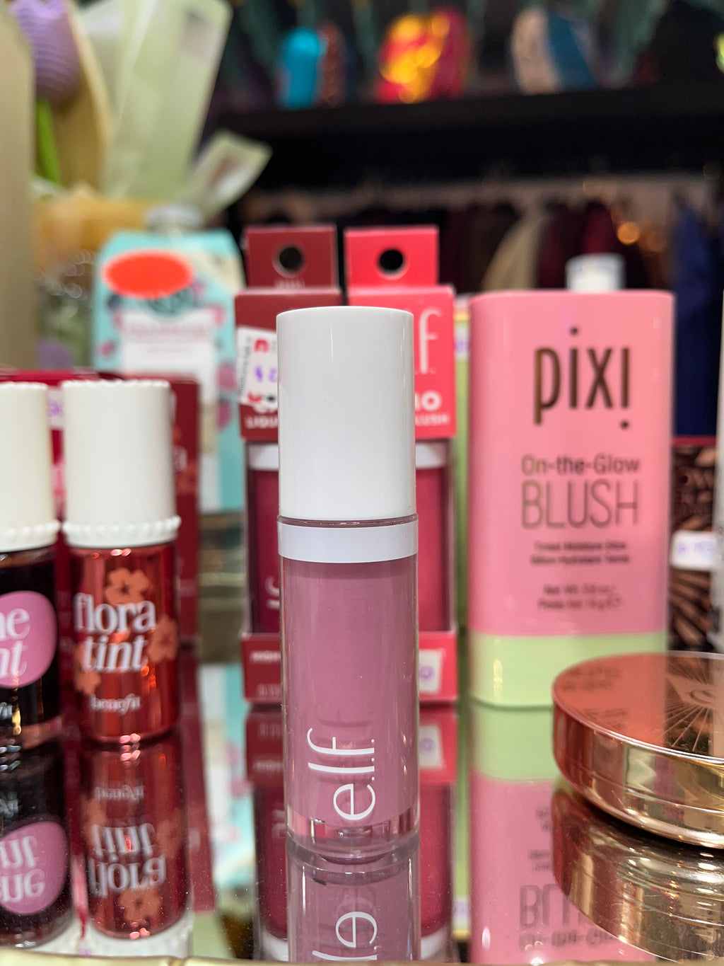 Blush camo elf bold-faced lilac