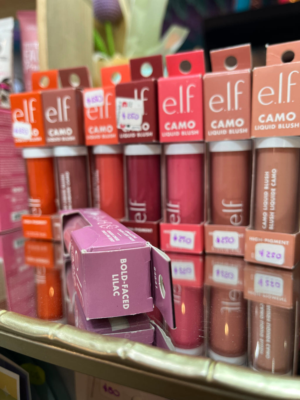 Blush camo elf bold-faced lilac