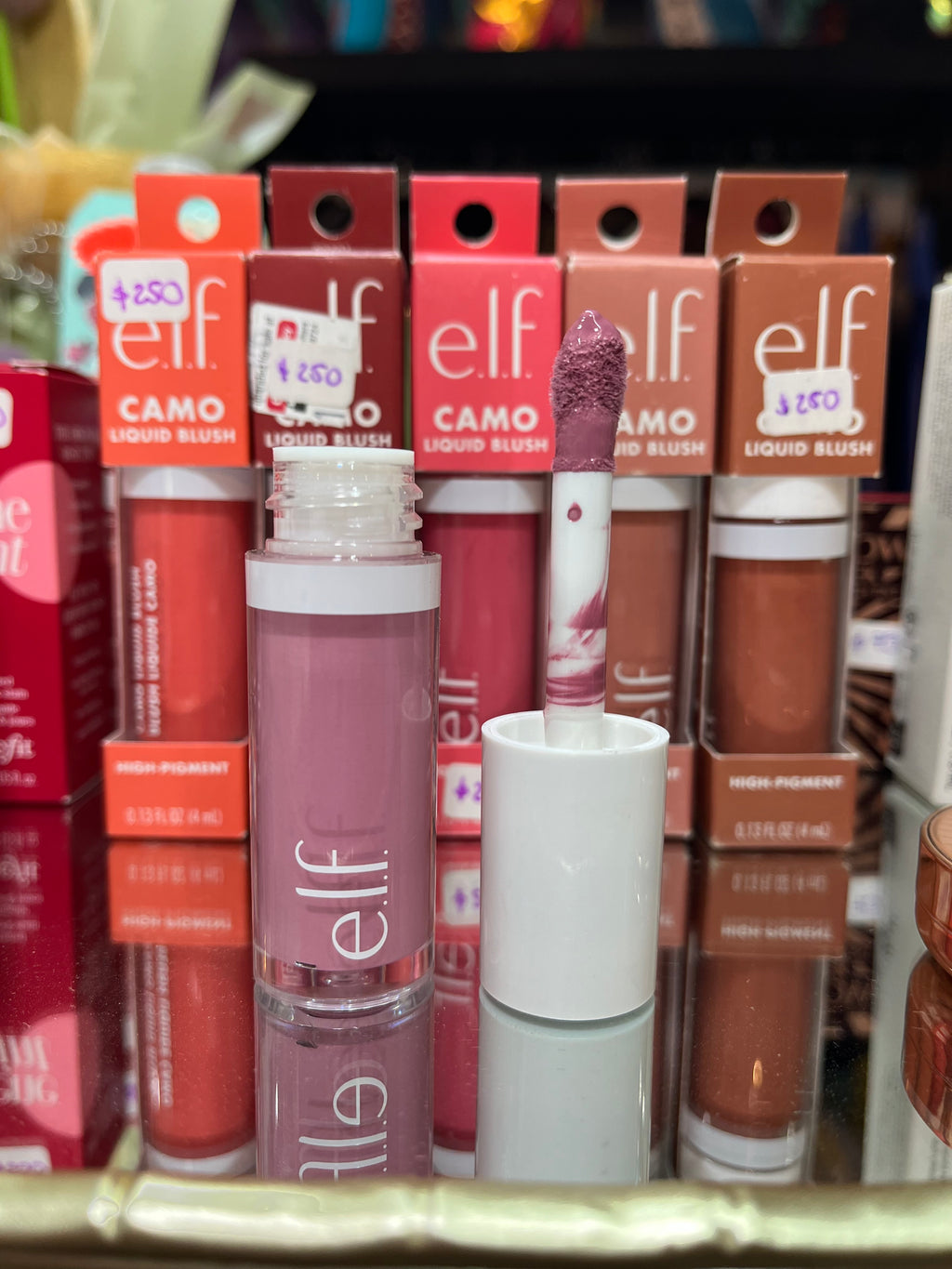 Blush camo elf bold-faced lilac